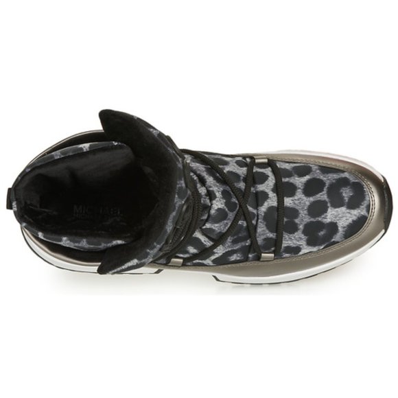 Michael Kors Cassia Cheetah-Print Nylon Boot - Picture 6 of 9